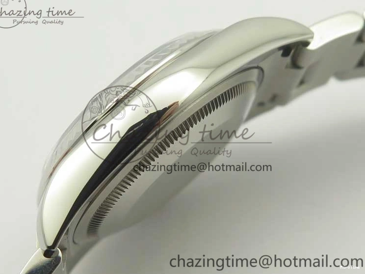 MiroTime 0225 DateJust 36 SS 116234 Fluted Bezel DJF Best Edition Blue Dial Stick Markers on SS Oyster Bracelet A Affordable 3373